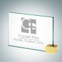 Achievement Award with Brass Rectangle - Small