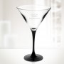 10oz Signature Black Martini Cup