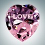 Now & Forever Pink Diamond Heart - Large
