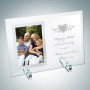 Vertical Mirror Photo Frame 6 x 4 with Stand
