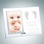 Vertical Stainless 5 x 3.5 Photo Frame with Pole