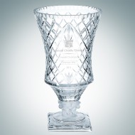 Engraved Francesco Crystal Vase