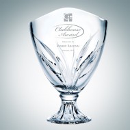 Engraved Brunelleschi Crystal Vase