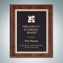 High Gloss Cherry Wall Plaque / Black Victory Plate - Sm