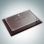 Rosewood Piano Finish Wall Plaque - Small
