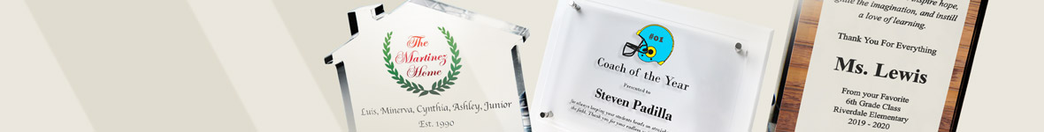 Personalized Award Plaques