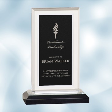 Black/Silver Royal Impress Acrylic Award
