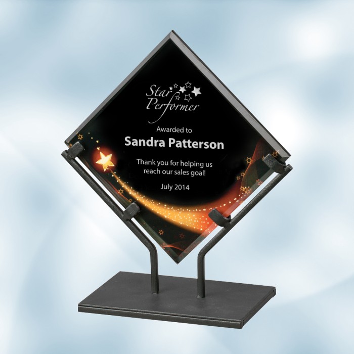 Star Galaxy Acrylic Plaque Award
