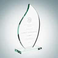 Jade Flare Award with Base