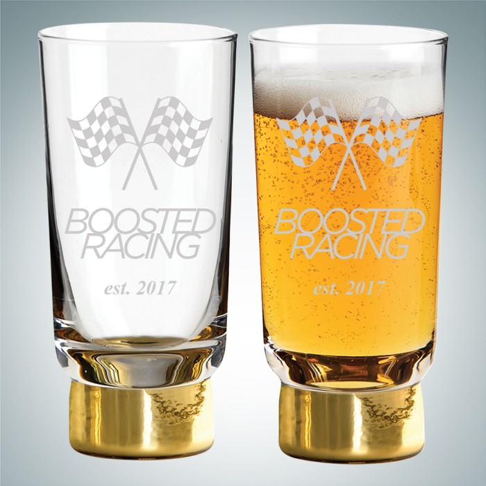 Sagaform Gold Club Beer Glasses