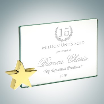 Jade Achievement Award with Brass Star