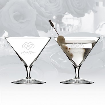 Waterford Elegance Martini Glass Pair, 11.2oz