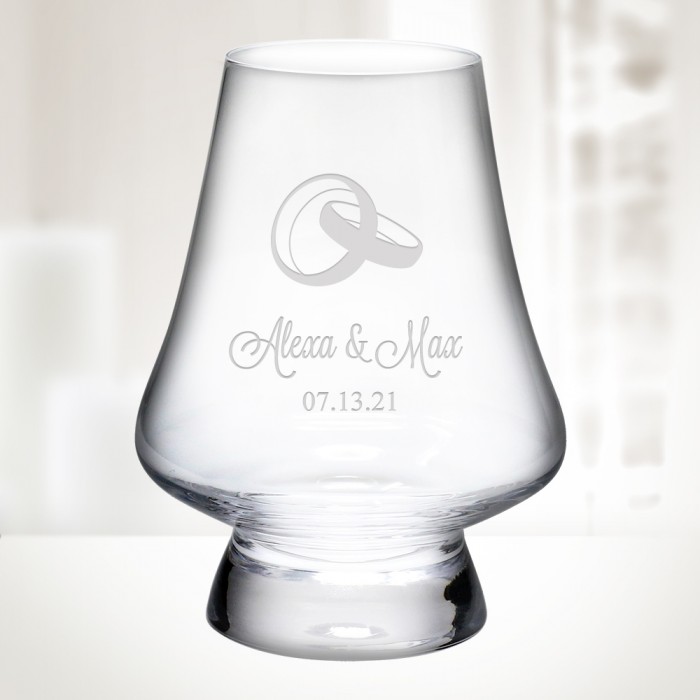 Luxbe Bourbon Crystal Glass Snif