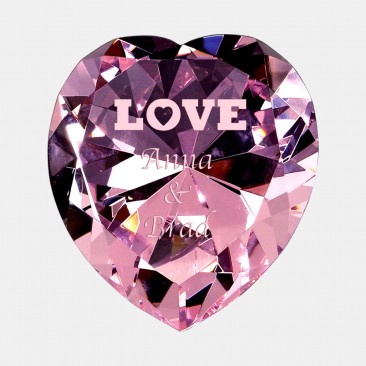 Now & Forever Pink Diamond Heart 