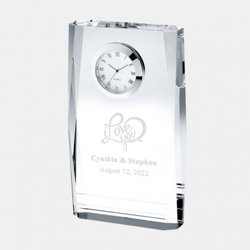 Beveled Plaque Clock