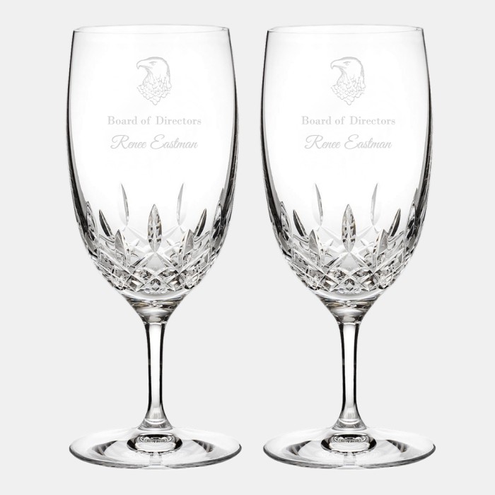 Waterford Lismore Essence Iced Beverage Glass Pair