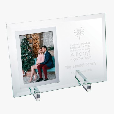 Jade Vertical Mirror Photo Frame with Stand