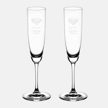 Riedel Vinum Champagne Glass Pair, 5.6oz