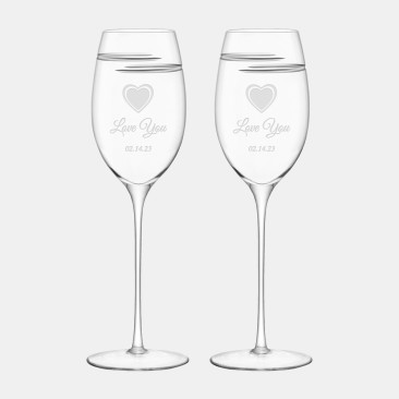 LSA Verso White Wine Glass Pair, 11.5oz