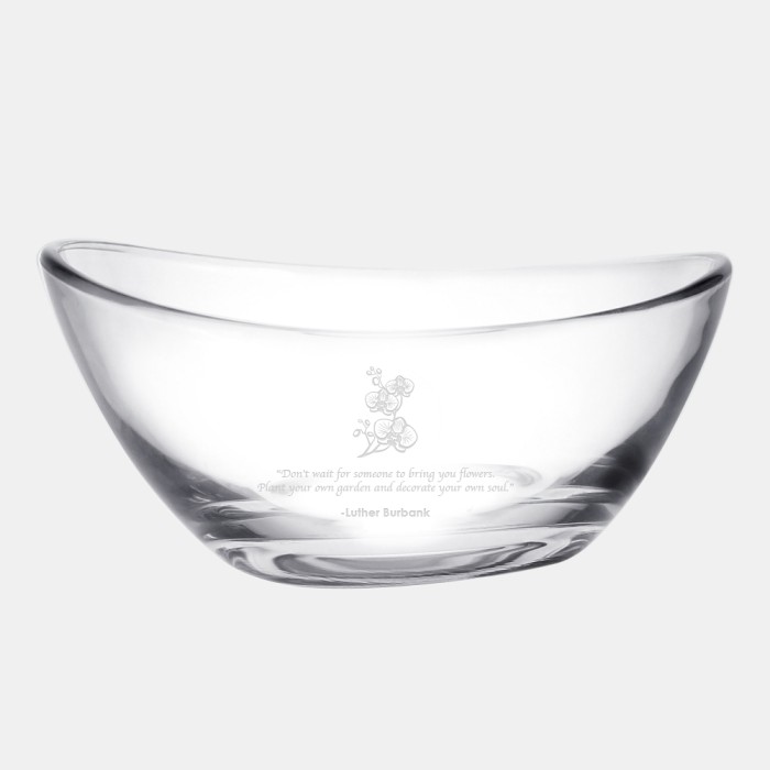 Papaya Glass Bowl