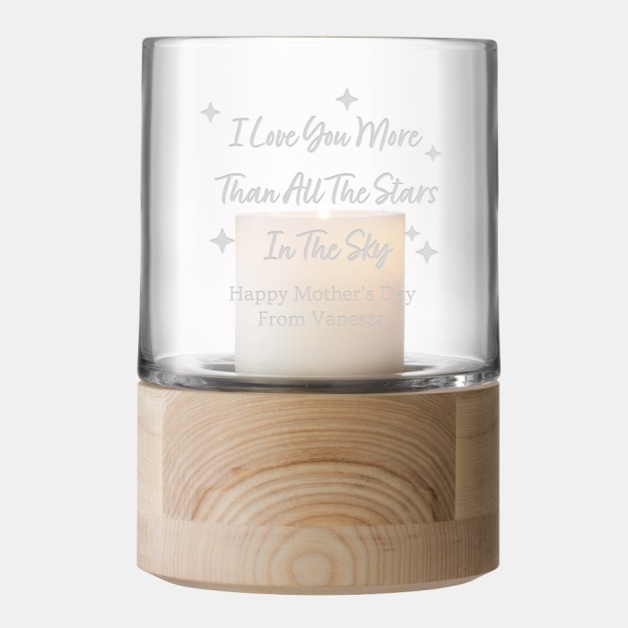 Pre-Designed Love Mother's Day Stars LSA LOTTA Lantern Candle Holder
