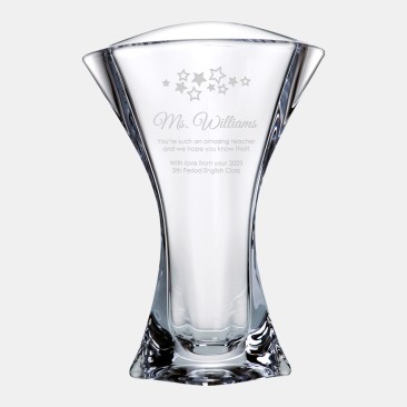 Crystalite Orbit Flair Vase 