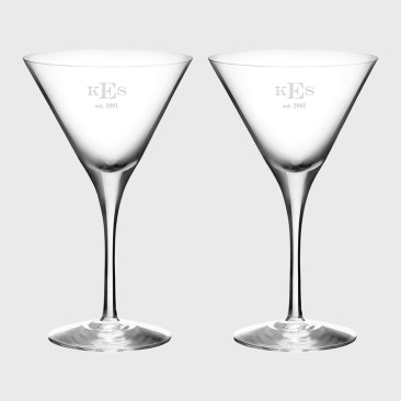 Orrefors More Martini Glass Pair, 6.4oz