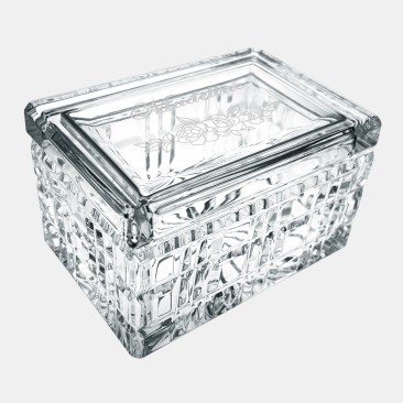 Pre-Designed Majestic Crystal Box - Rectangle | Hand Cut