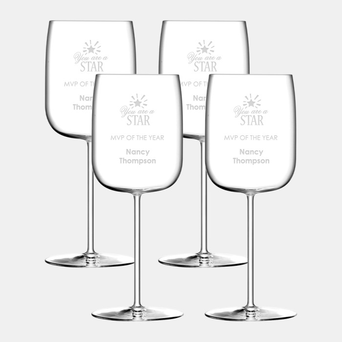 LSA Borough White Wine Glass 4pc Set